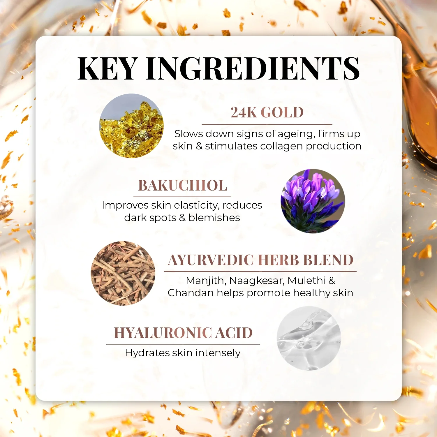 24K Gold & Bakuchiol Deep Nourishing Face Serum - Image 6