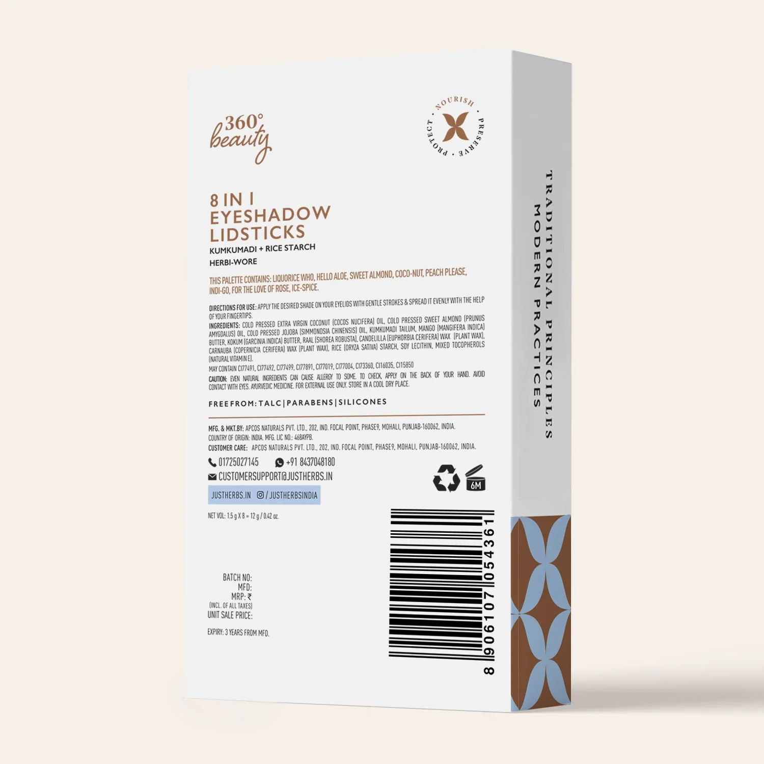 8 in 1 Eyeshadow Lidsticks (Available in 2 Variants) - Image 19