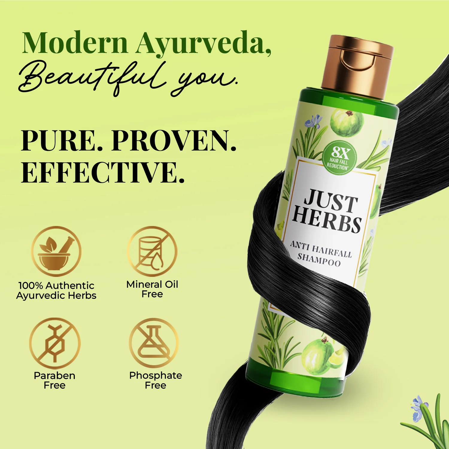 Anti Hairfall Shampoo | Rosemary, Amla & 12 Herbs - Image 10