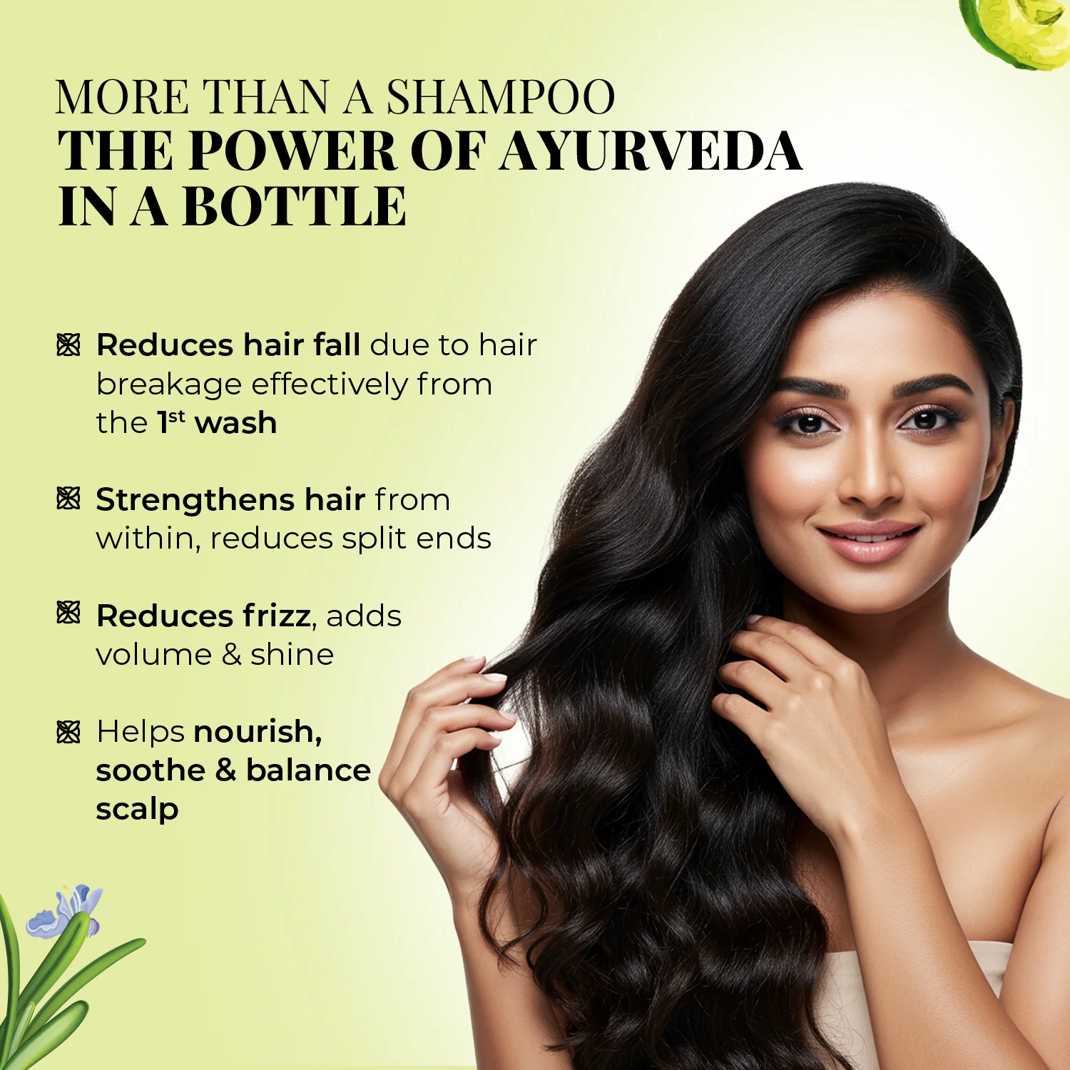 Anti Hairfall Shampoo | Rosemary, Amla & 12 Herbs - Image 3