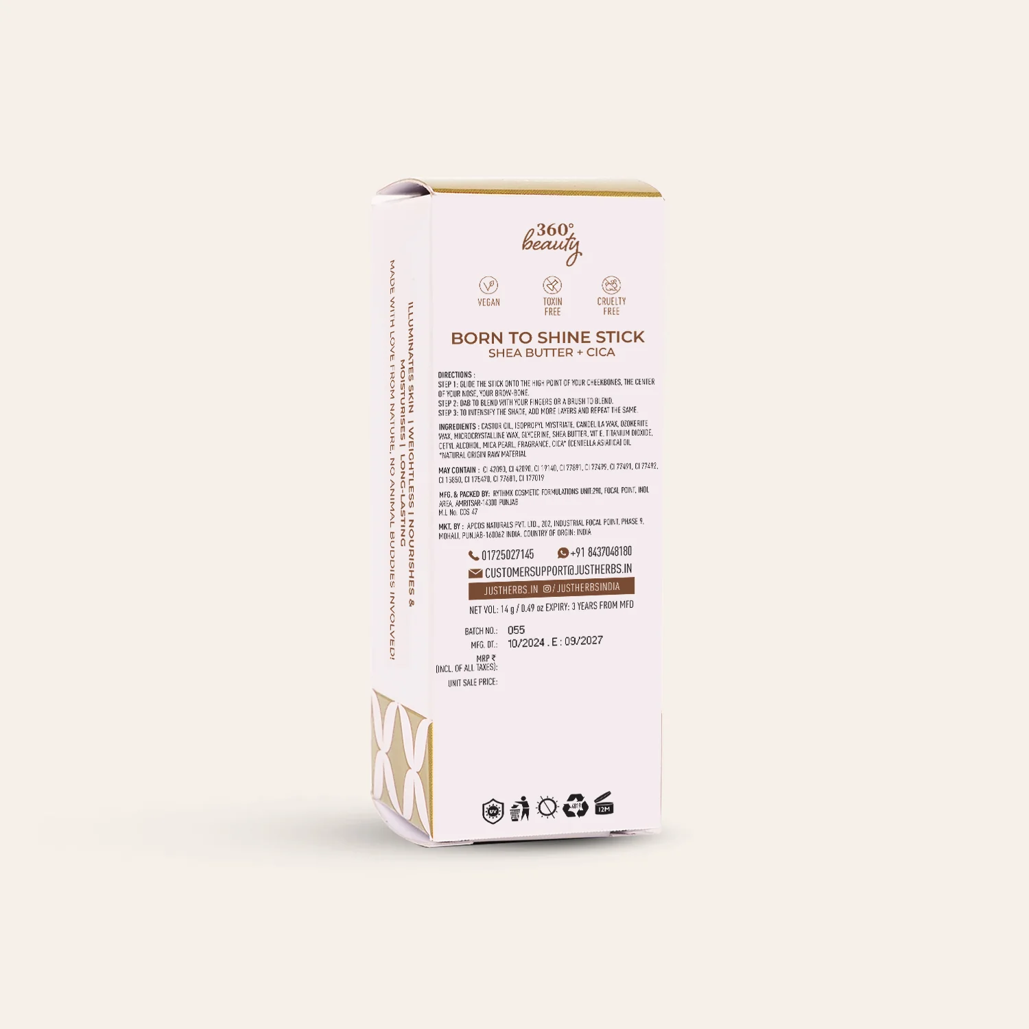 Born To Shine Stick with Shea Butter and Cica - Image 14