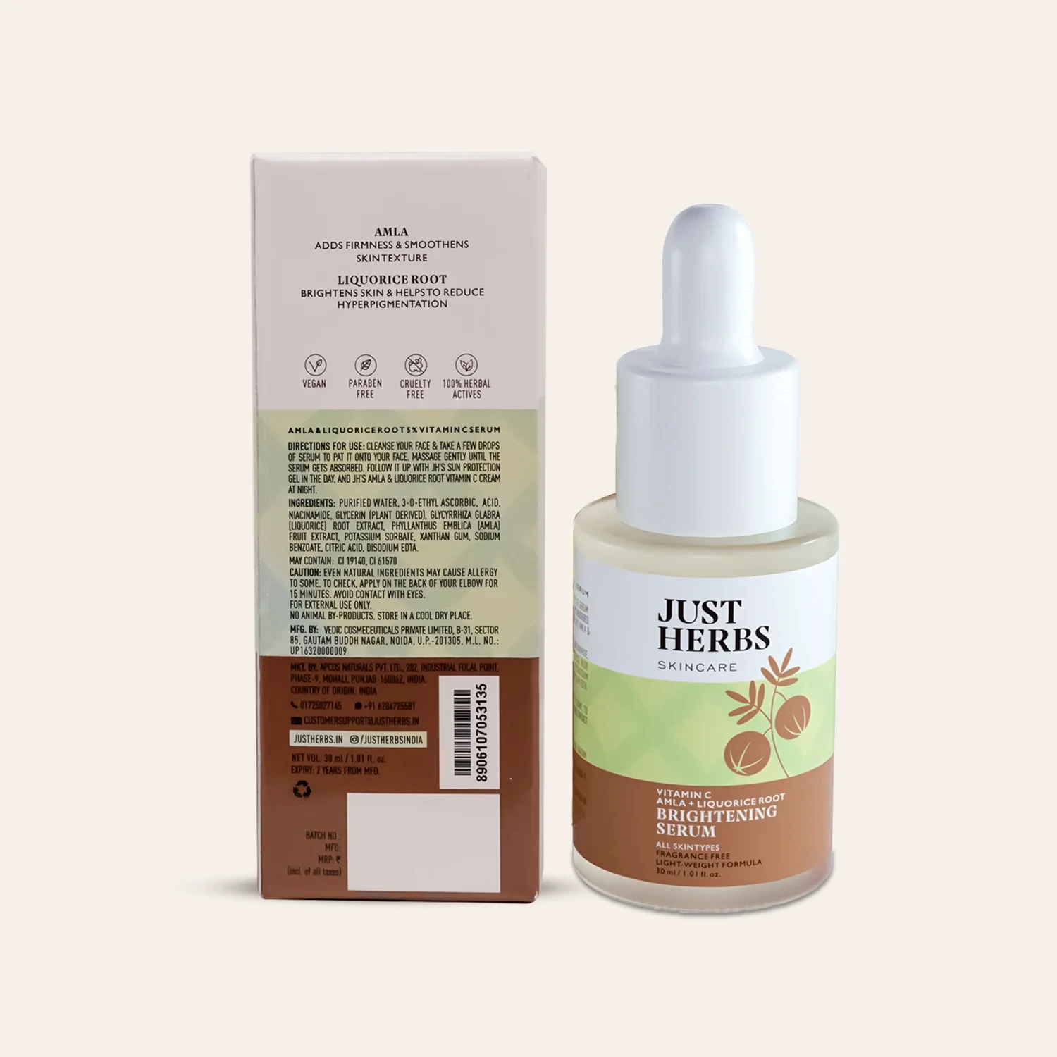 Brightening Serum - Vitamin C Amla & Liquorice Root - Image 6