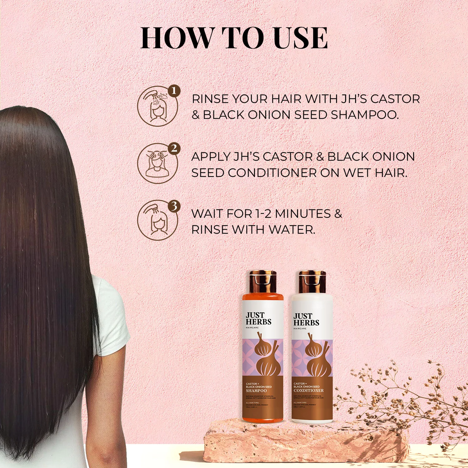 Anti Hair Fall Kit with Castor & Black Onion Seed - Image 7