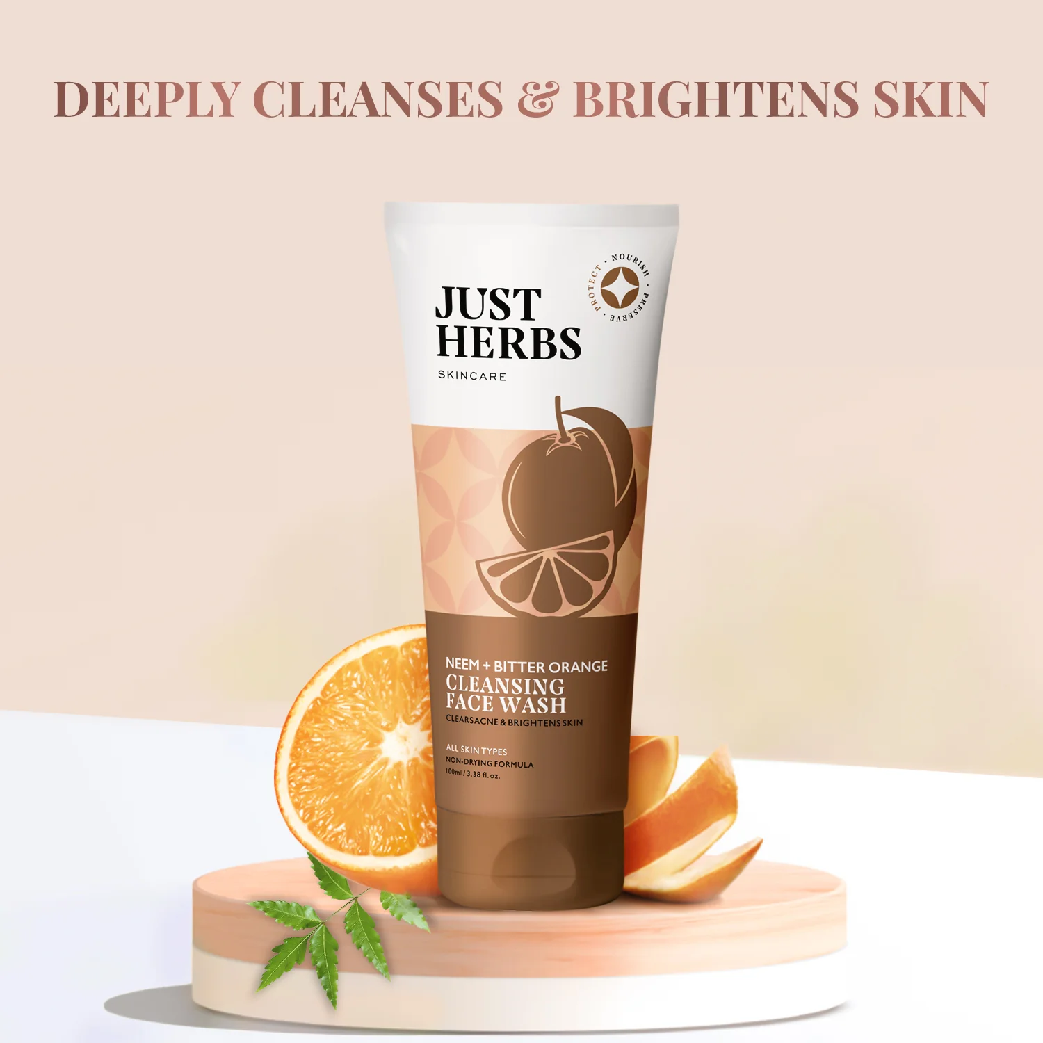 Cleansing Face Wash with Neem and Bitter Orange / Silksplash - Image 3