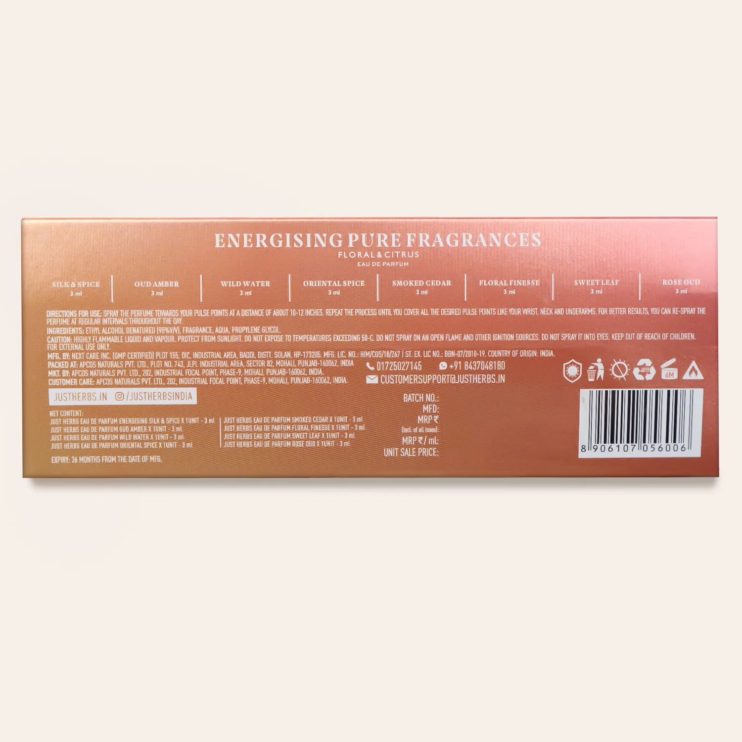 Energising Pure Fragrances Floral & Citrus - Image 6