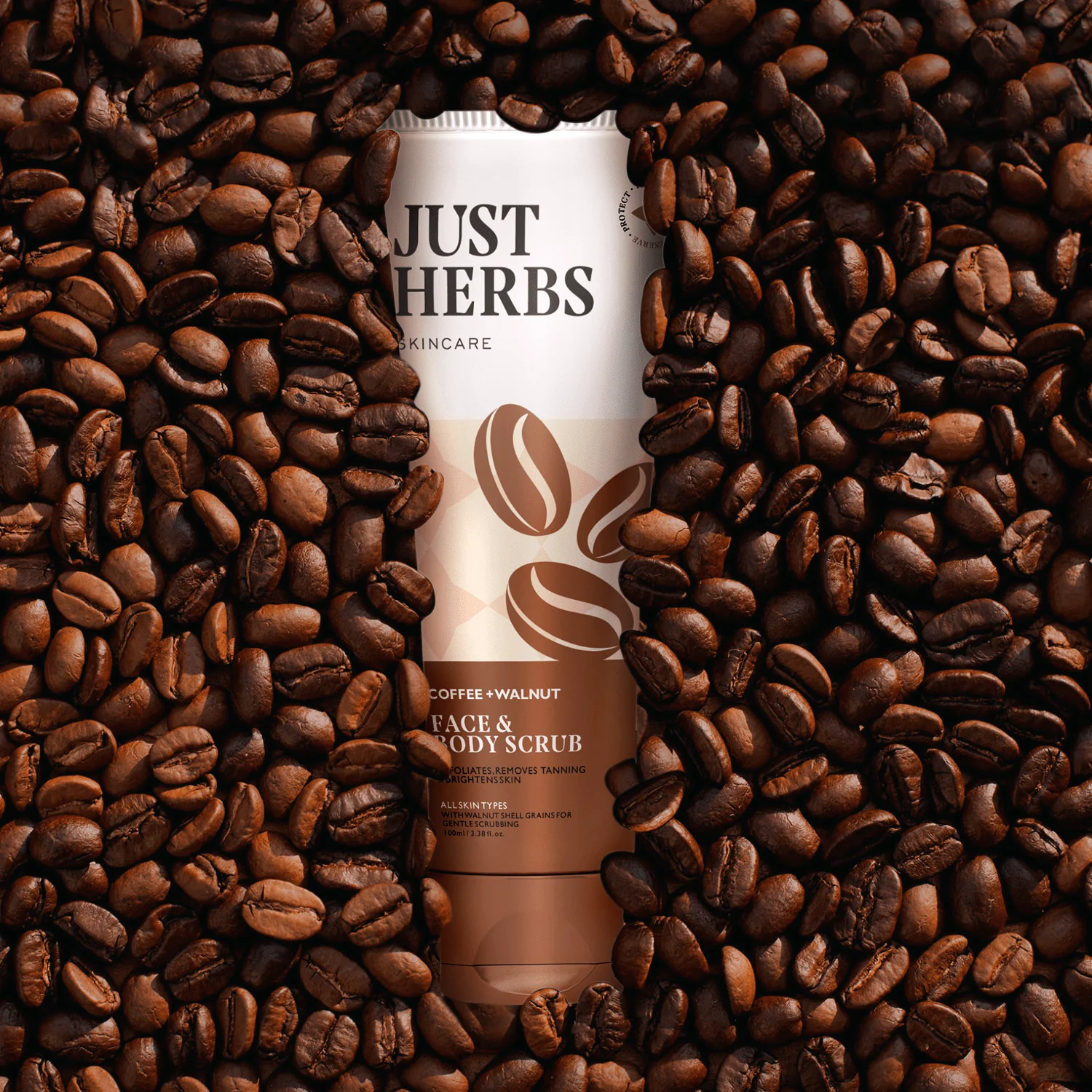 Face and Body Scrub - Coffee and Walnut - Image 5