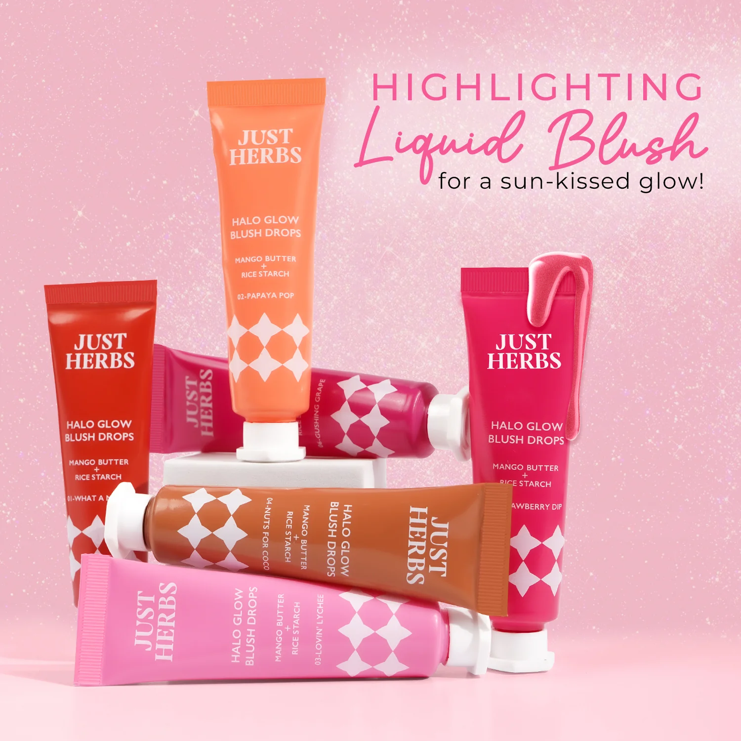 Halo Glow Blush Drops with Mango Butter and Rice Starch - Image 11