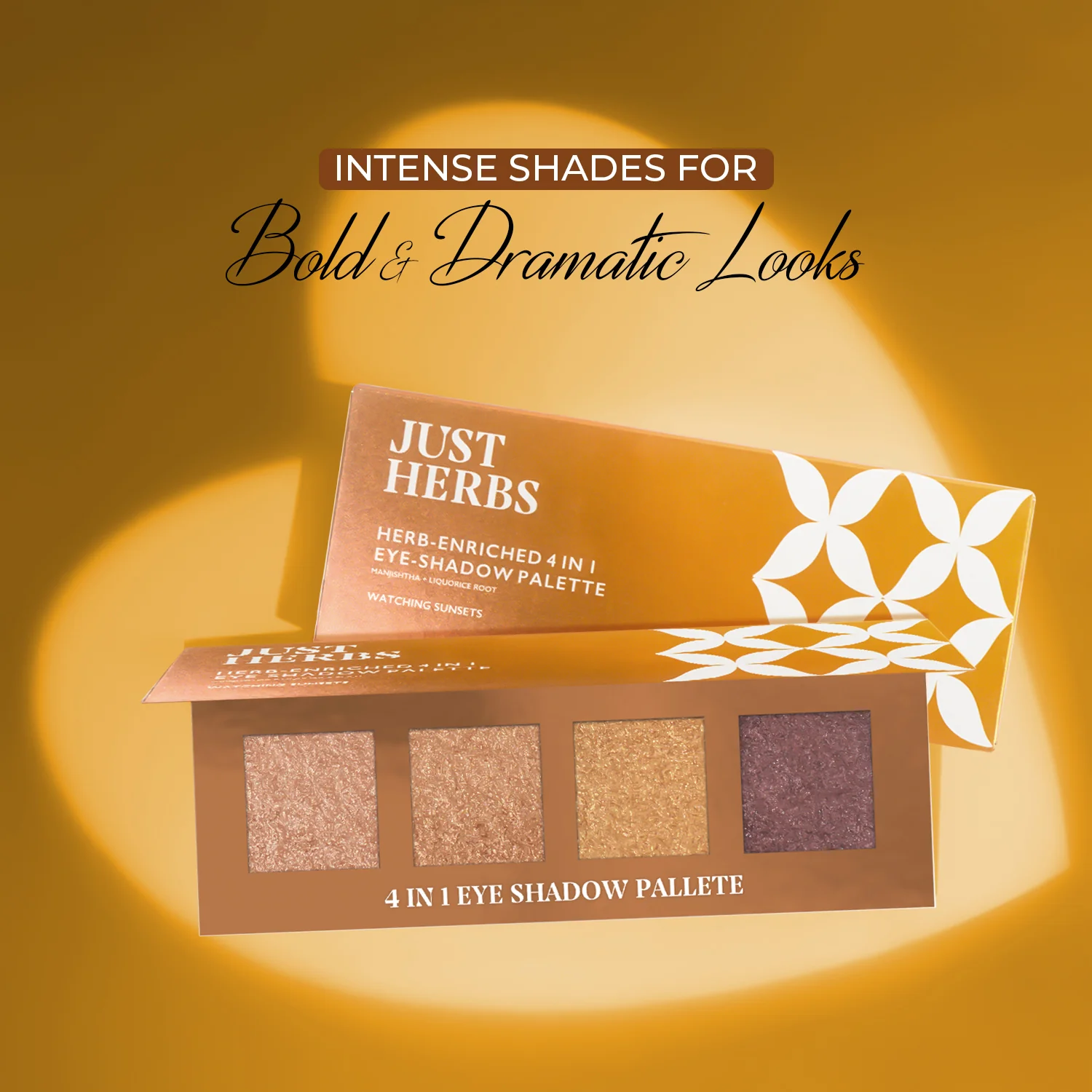 Herb Enriched 4-in-1 Eye-shadow Palette with Manjishtha and Liquorice Root - Image 10