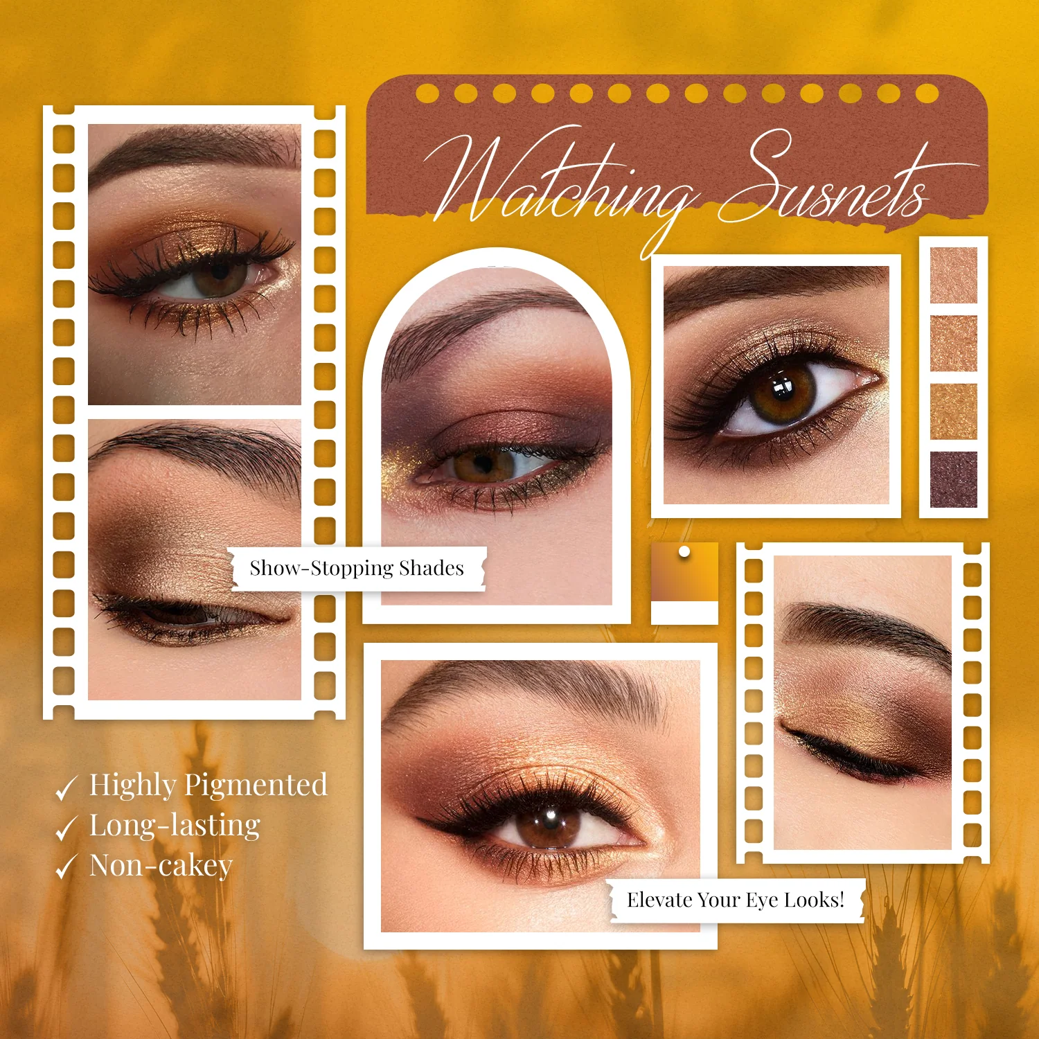 Herb Enriched 4-in-1 Eye-shadow Palette with Manjishtha and Liquorice Root - Image 6