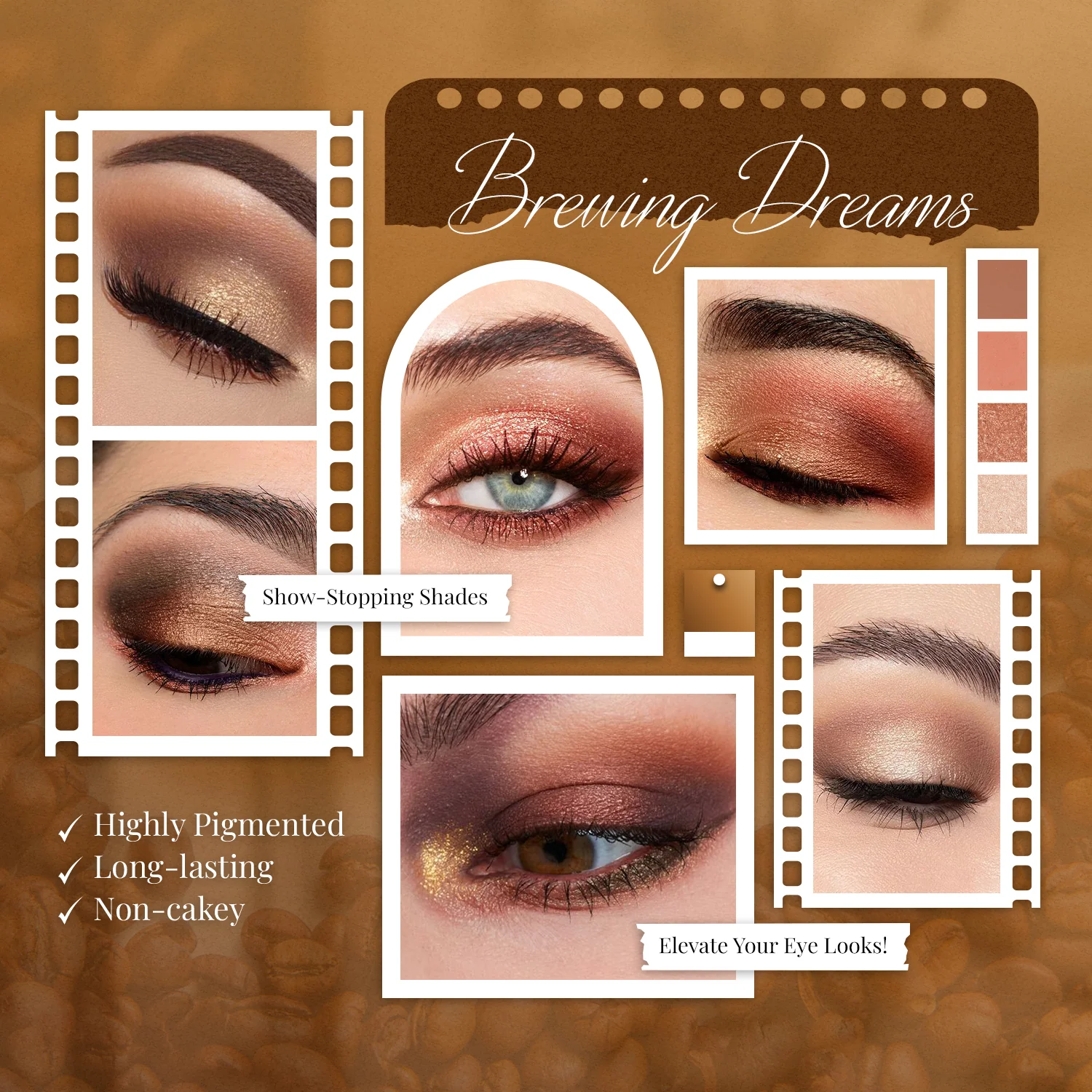 Herb Enriched 4-in-1 Eye-shadow Palette with Manjishtha and Liquorice Root - Image 7