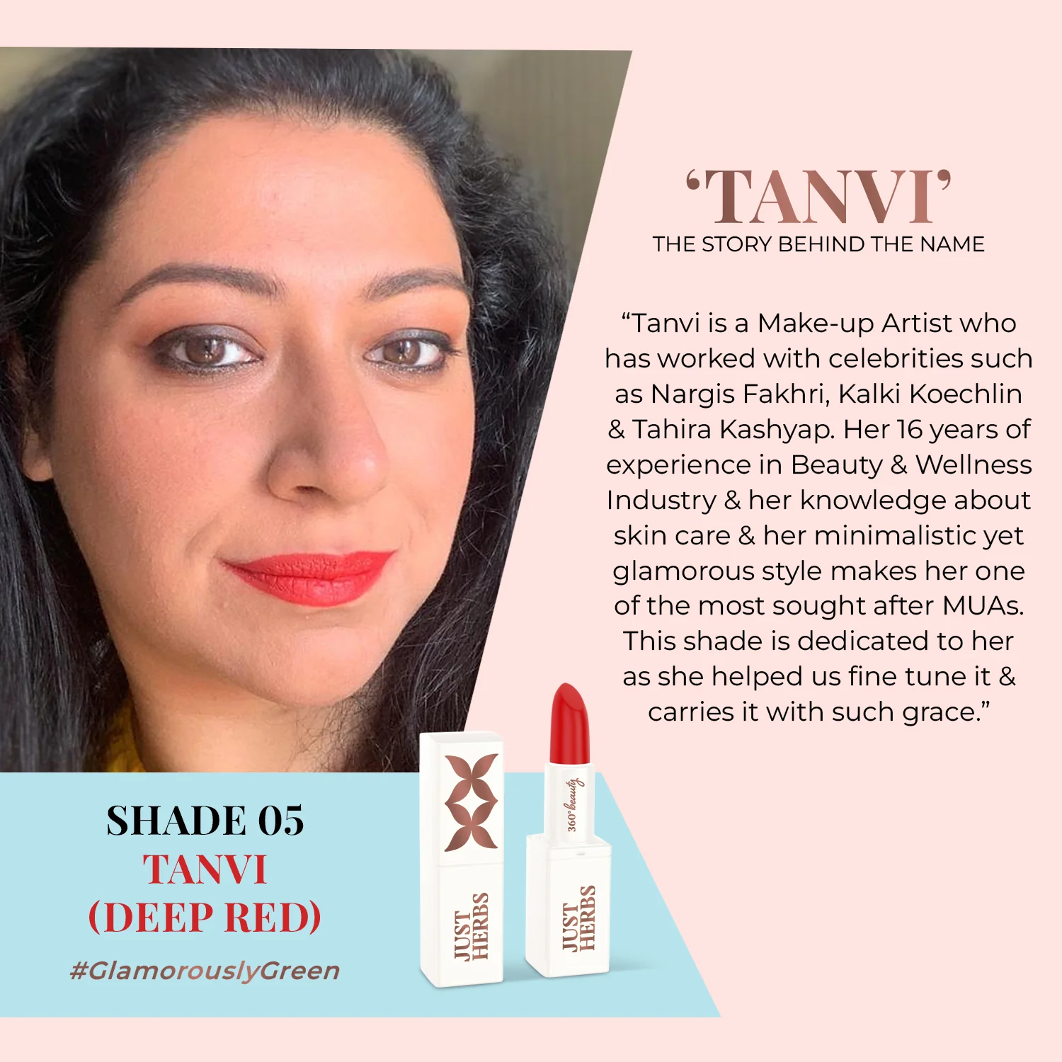 Herb Enriched Ayurvedic Lipstick - Half Size - Image 12