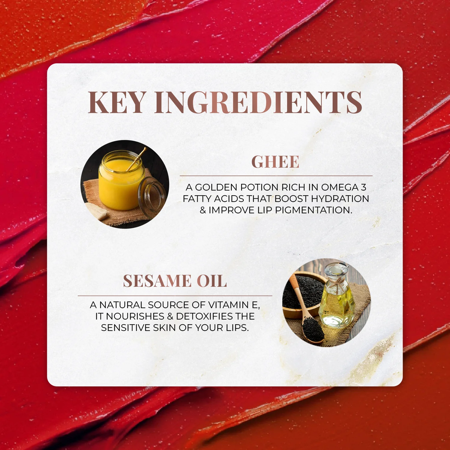 Herb Enriched Ayurvedic Lipstick - Half Size - Image 20