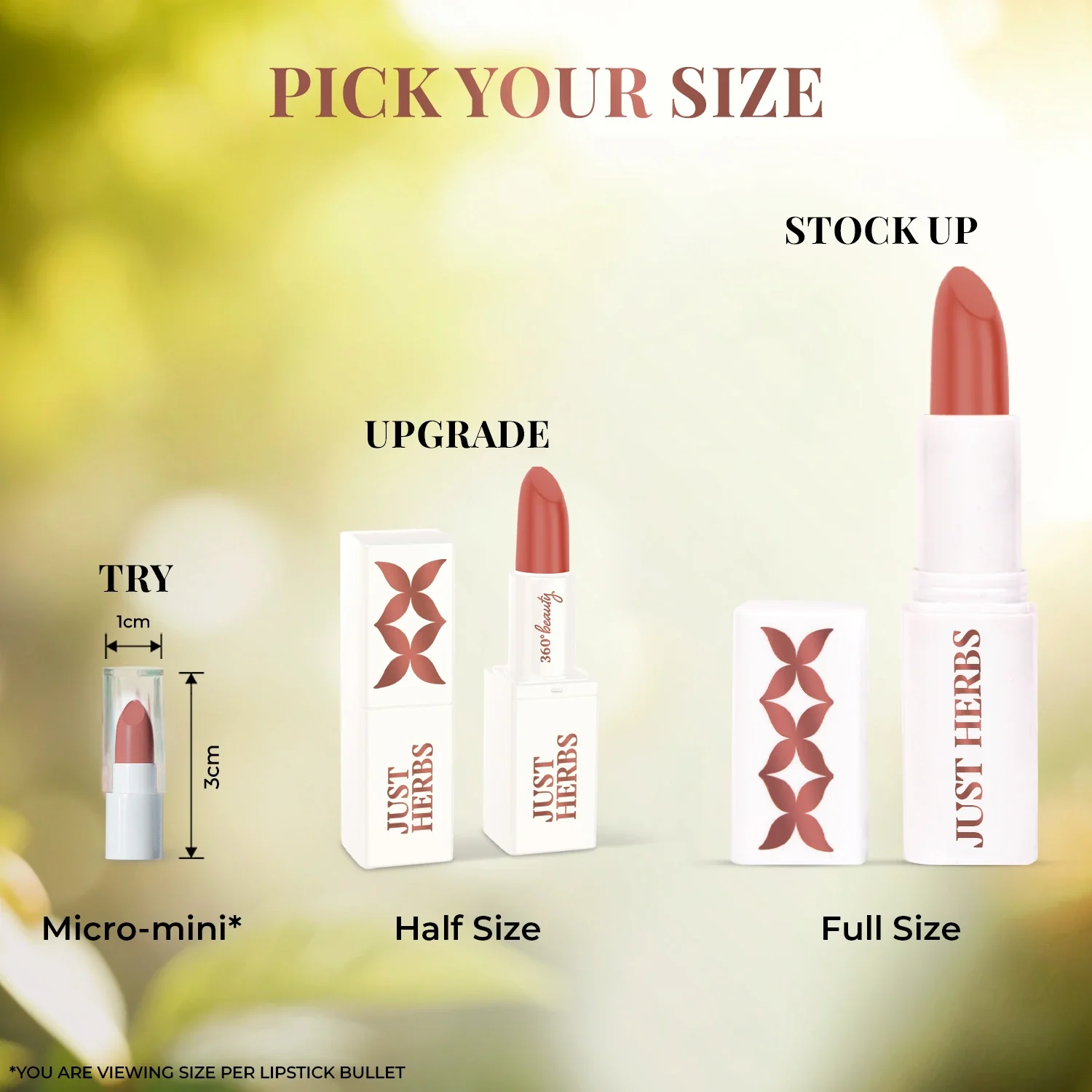 Herb Enriched Ayurvedic Lipstick Micro-Mini Kit - Image 8