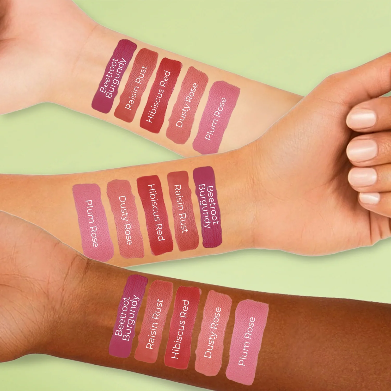 Herb Enriched Matte Liquid Lipstick Kit- Set of 5 - Image 6