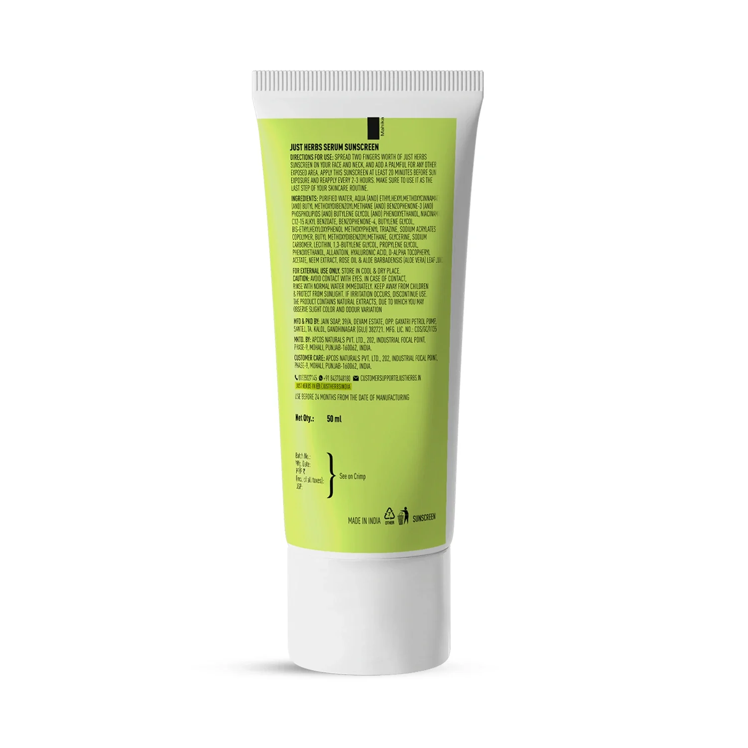 Gel Sunscreen with Neem & Aloe Vera | SPF 60 PA++++ - Image 9