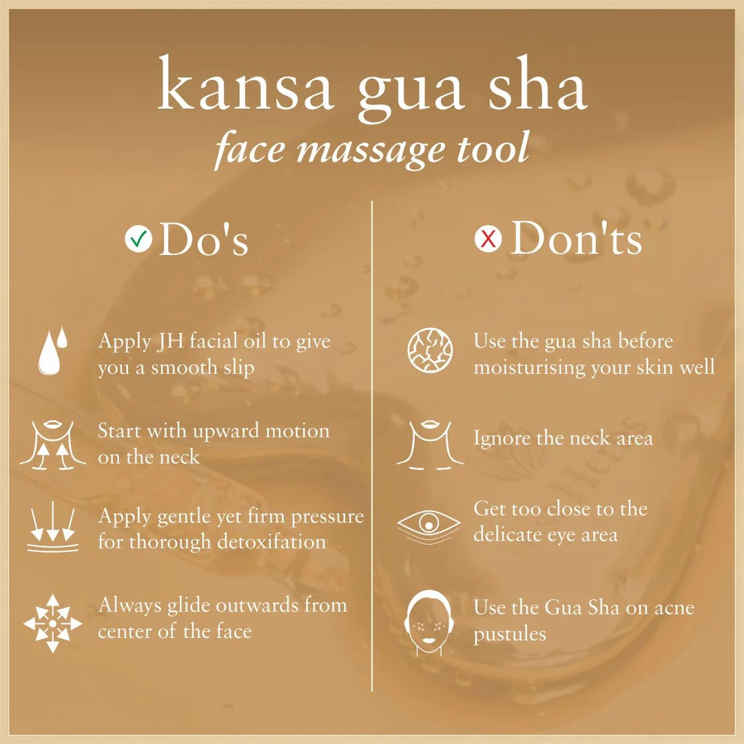 Kansa Gua Sha Face Massage Tool - Image 6