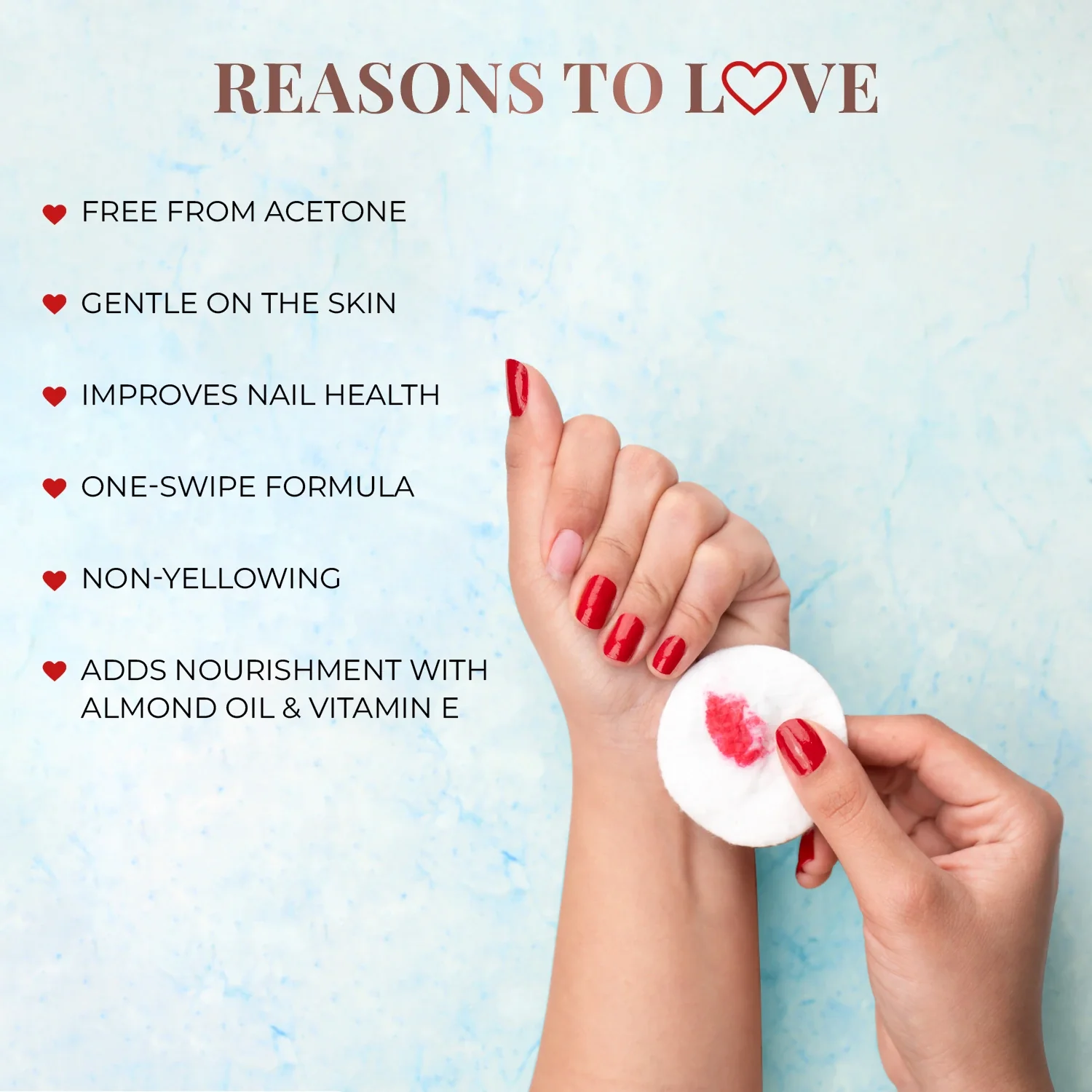 Nail Paint Remover with Almond Oil and Vitamin E - Image 3