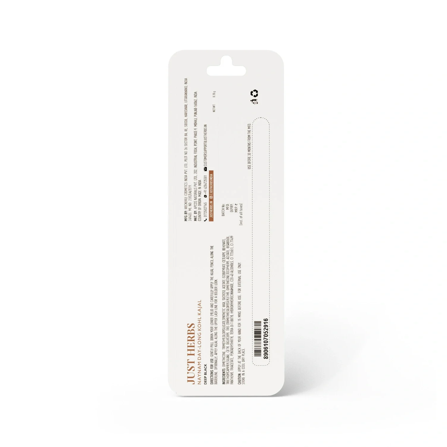 Naynam Day-long Kohl Kajal – Deep Black| Cyclosiloxane-Free - Image 10