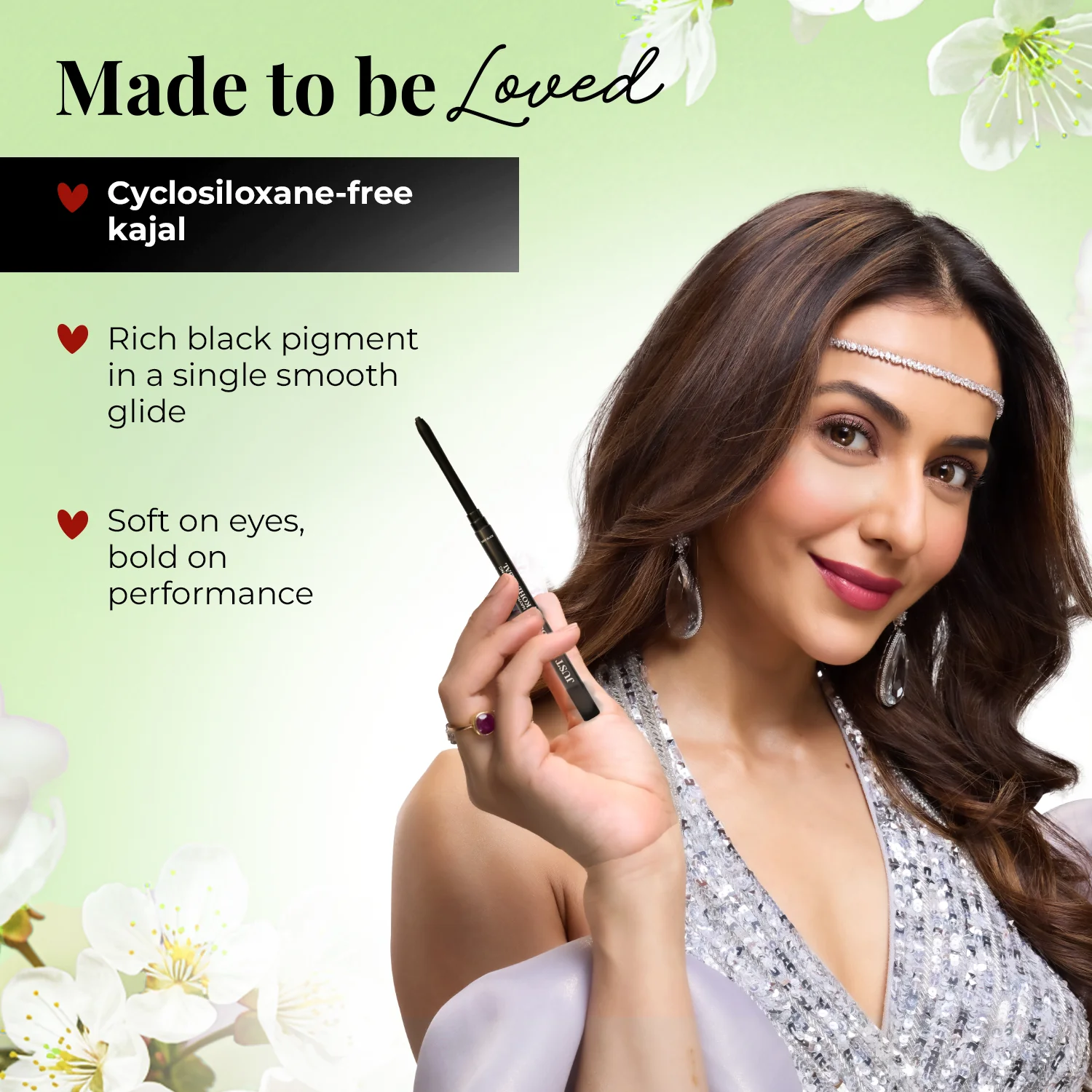 Naynam Day-long Kohl Kajal – Deep Black| Cyclosiloxane-Free - Image 6