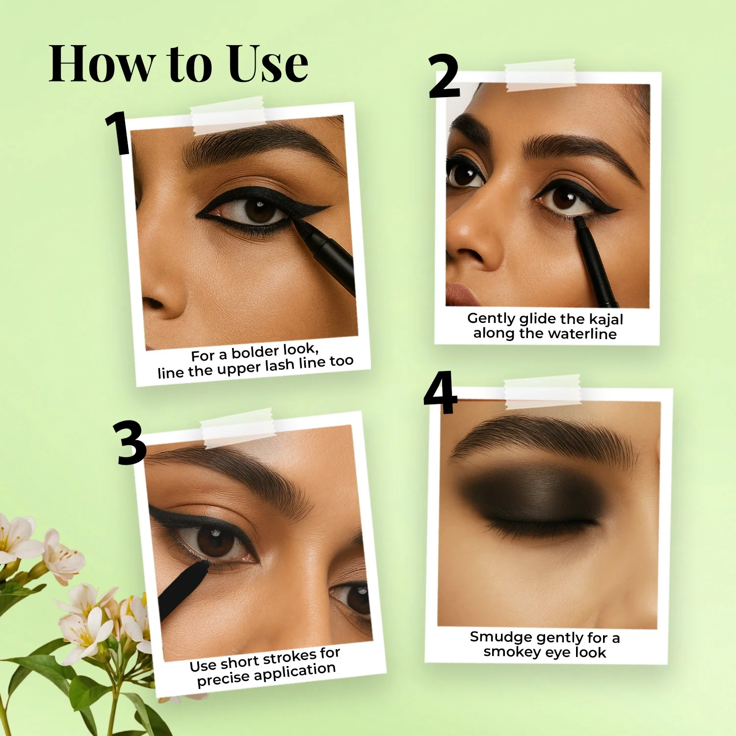 Naynam Day-long Kohl Kajal – Deep Black| Cyclosiloxane-Free - Image 8