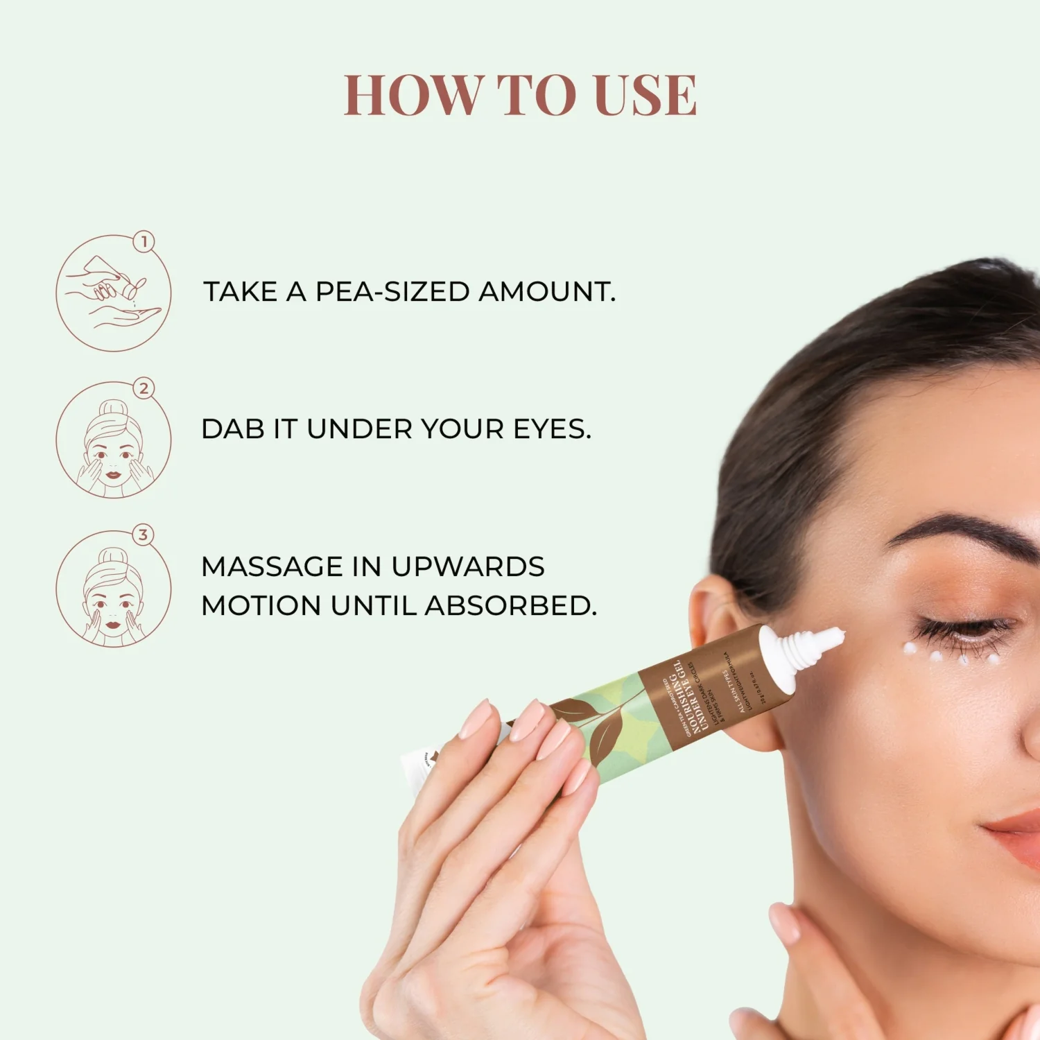 Nourishing Under Eye Gel with Green Tea and Carrot Seed - Image 6