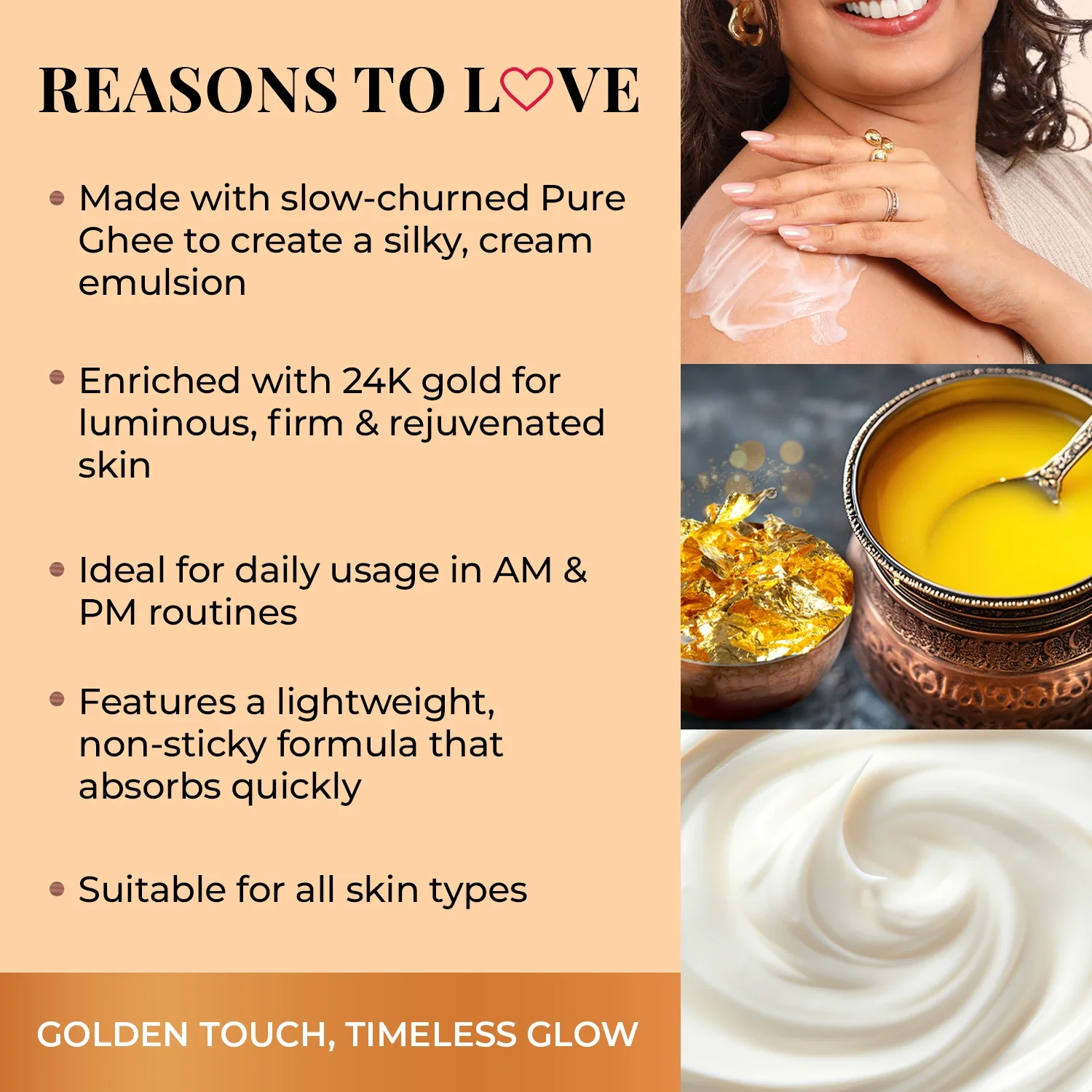 Pure Ghee & 24K Gold Deep Nourishing Body Butter - Image 4