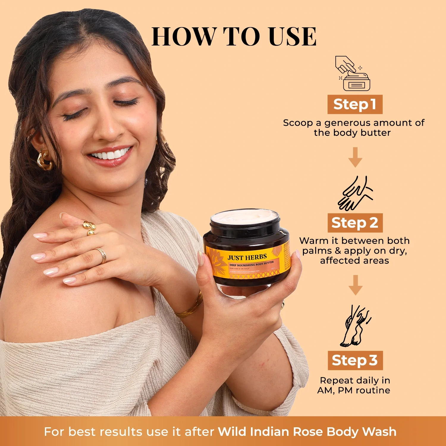 Pure Ghee & 24K Gold Deep Nourishing Body Butter - Image 7