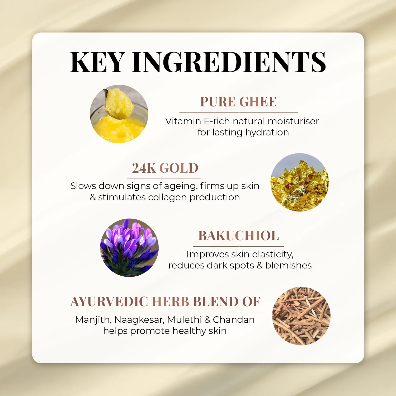 Pure Ghee & 24K Gold Deep Nourishing Night Treatment Cream - Image 6