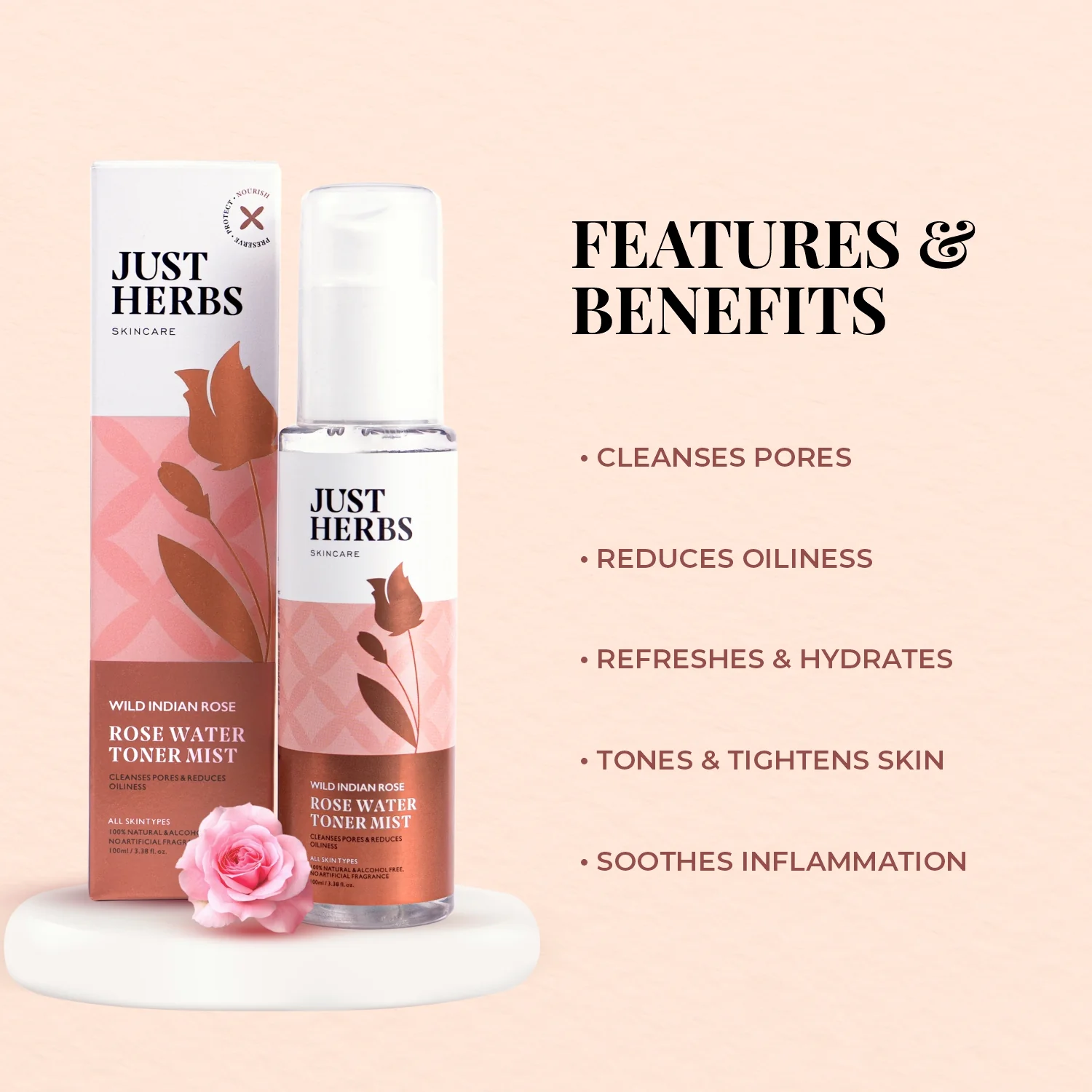 Rose Water Toner Mist - Image 3