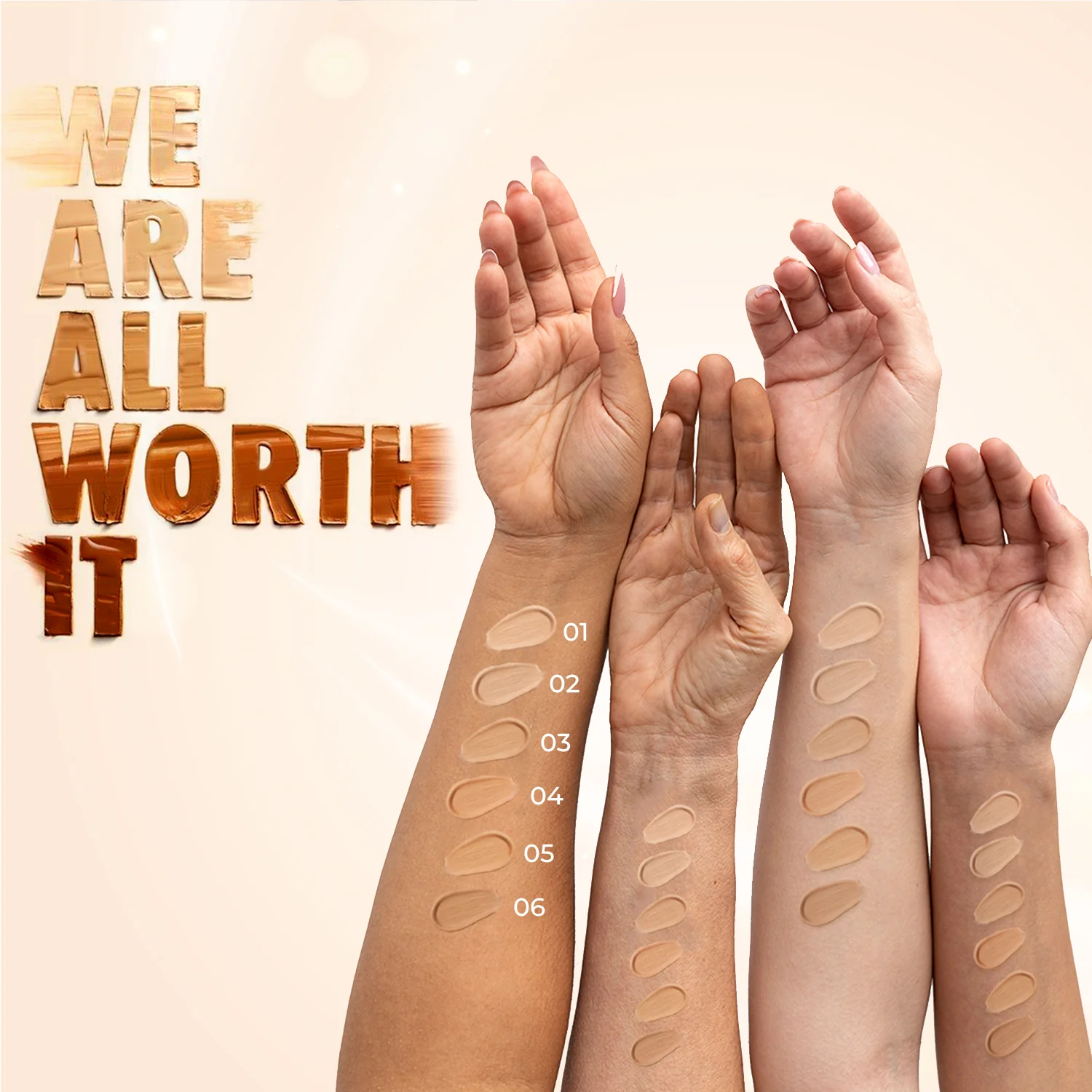 Serum Foundation Dewy Finish SPF30+ Tube with Rosehip and Rice Starch - Image 10