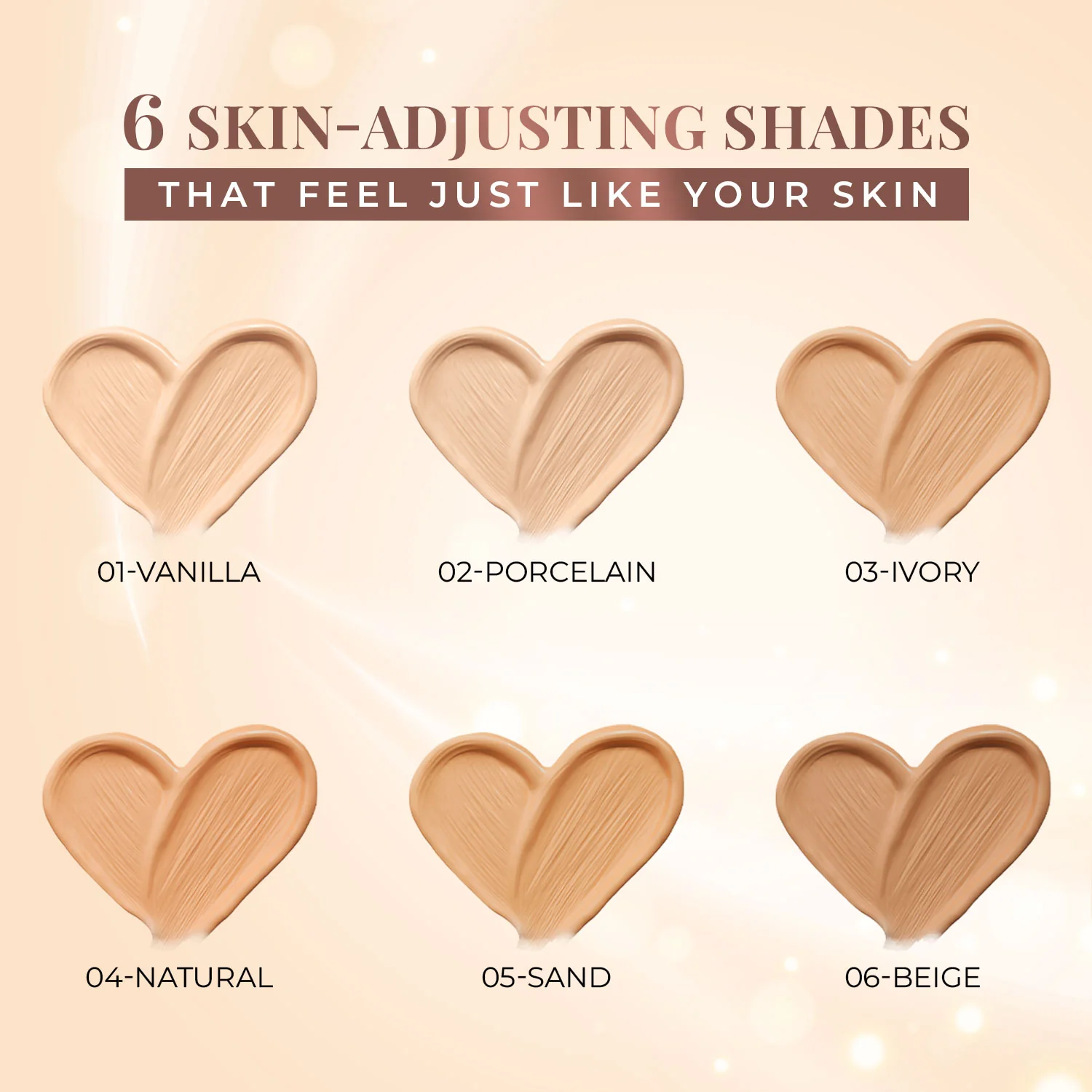 Serum Foundation Dewy Finish SPF30+ Tube with Rosehip and Rice Starch - Image 8