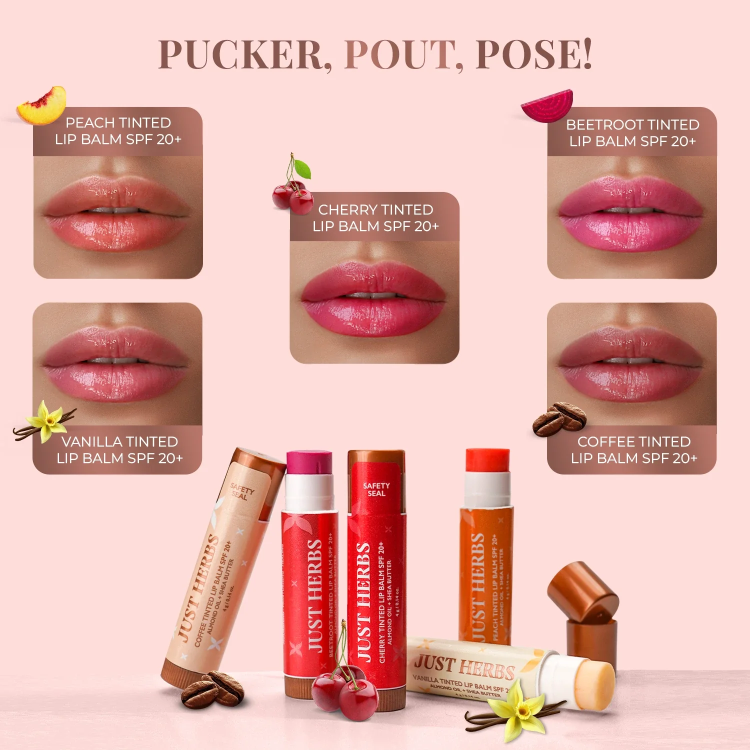 Tinted Lip Balms SPF 20+ - Image 10