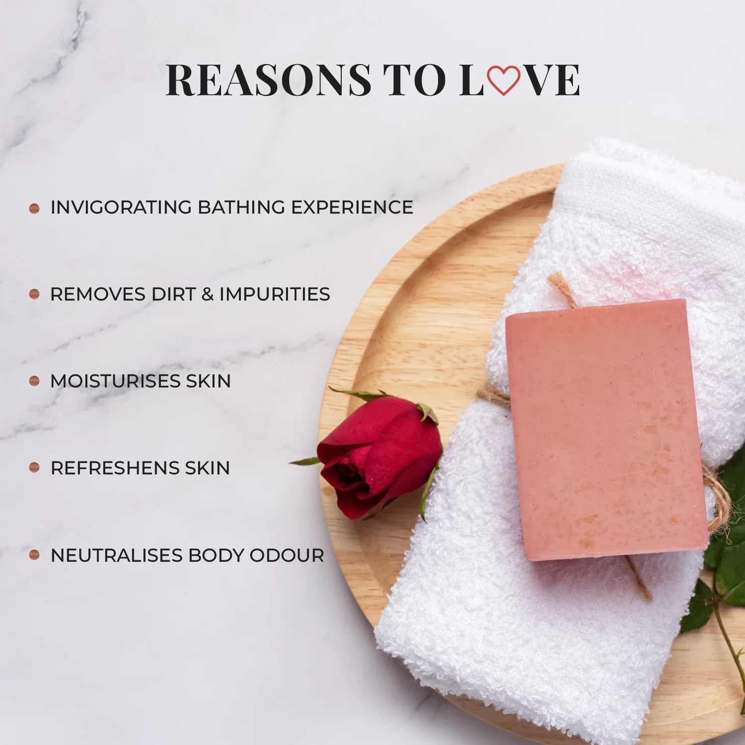 Wild Indian Rose Nourishing Handmade Bathing Bar - Image 6